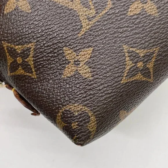 Authentic Louis Vuitton Monogram Pochette Cosmetic PM Pouch 96-122725 - Picture 9 of 16